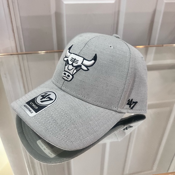 Chicago Bulls 47 Brand Grey Hat - Picture 3 of 4